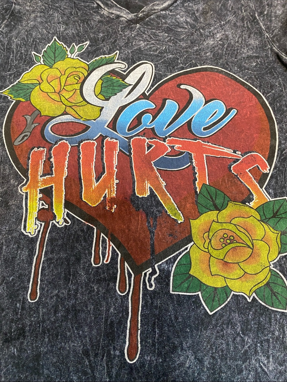 Love Hurts V-Neck Tee - Picture 3 of 8
